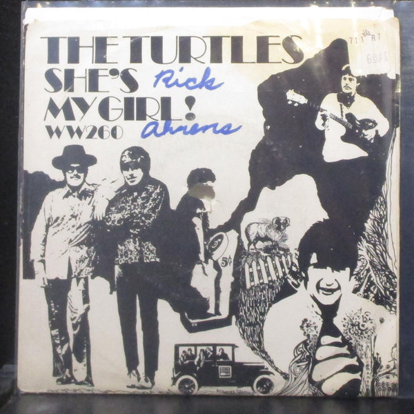 The Turtles - She's My Girl / Chicken Little Was Right 7" VG+ Vinyl 45 WW 260 - Shuga Records