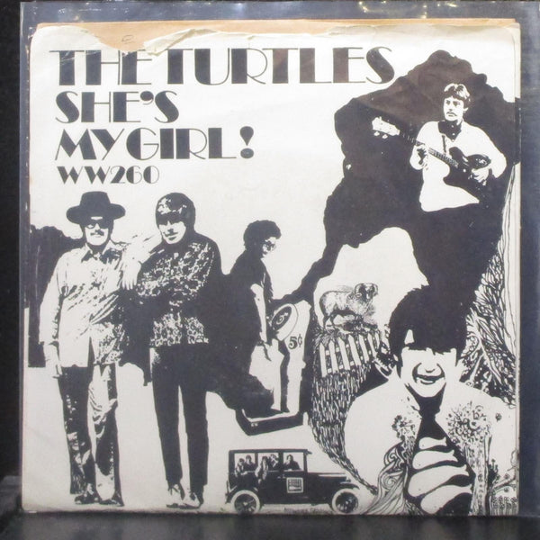 The Turtles - She's My Girl / Chicken Little Was Right 7" VG+ Vinyl 45 WW 260 - Shuga Records