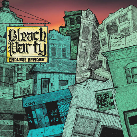 Bleach Party - Endless Bender - New Vinyl Record 2016 Tall Pat Records 7" on Translucent Red Vinyl + Download - Garage / Punk / Riot Grrl