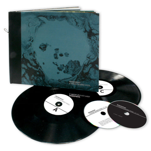 Radiohead - A Moon Shaped Pool - New 2 Lp Record 2016 XL Recordings Limited Case bound 180 gram Viny, Book & 2 CD - Indie Rock