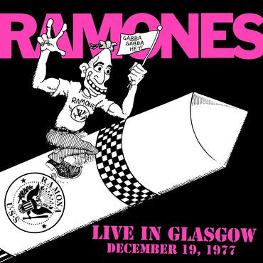 Ramones - Live In Glasgow December 19, 1977 - New Vinyl 2 Lp Rhino RSD Black Friday Exclusive Pressing on 180gram Vinyl with Etched D-Side (Numbered to 6500) - Punk Rock