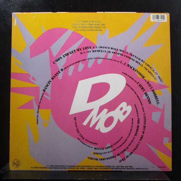 D-Mob Introducing Cathy Dennis - C'mon And Get My Love 12" Mint- 886 799-1 Promo - Shuga Records