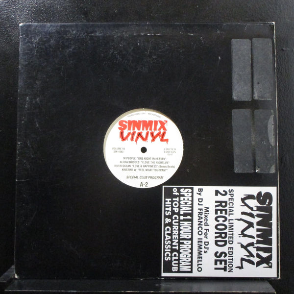 Various - Sinmix Voume 10 12" Mint- SIN-1683 Promo Vinyl Record Sides A2/B2 Only - Shuga Records