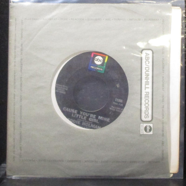 Eddie Holman - I'll Be There / Cause You're Mine Little Girl 7" Mint- Vinyl 45 - Shuga Records
