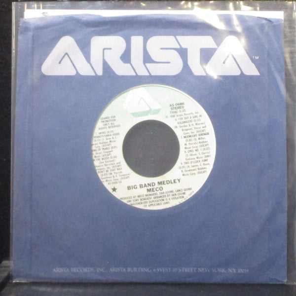 Meco - Big Band Medley 7" Mint- Promo Vinyl 45 Arista AS 0686 USA 1982 - Shuga Records