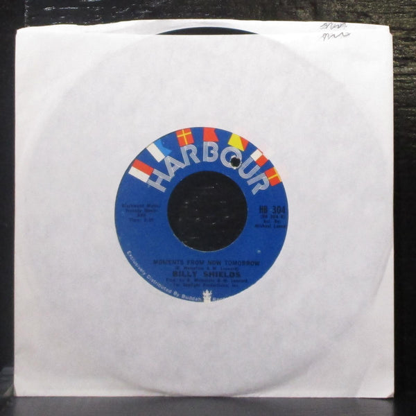 Billy Shields - I Was A Boy / Moments From Now Tomorrow 7" VG+ Vinyl 45 Harbour - Shuga Records