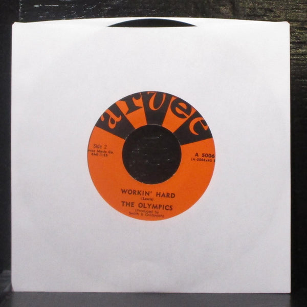 The Olympics - Shimmy Like Kate / Workin' Hard 7" Mint- Vinyl 45 Arvee A 5006 - Shuga Records