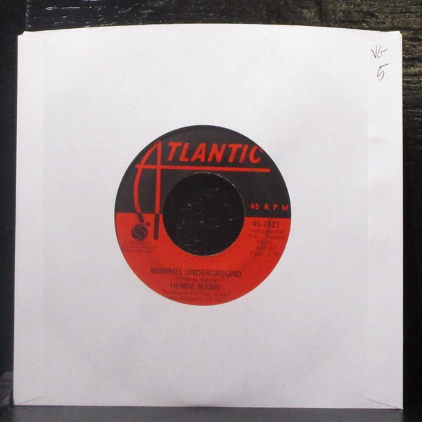 Herbie Mann - Memphis Underground / New Orleans 7" VG Vinyl 45-2621 Atlantic - Shuga Records