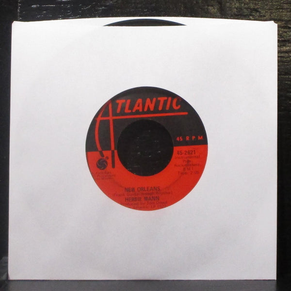 Herbie Mann - Memphis Underground / New Orleans 7" VG Vinyl 45-2621 Atlantic - Shuga Records
