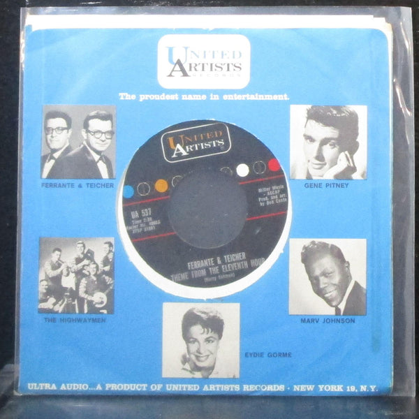 Ferrante & Teicher - Theme From Taras Bulba / Eleventh Hour 7" VG+ Vinyl 45 UA - Shuga Records