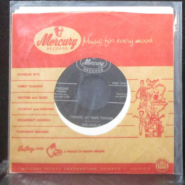 Joe Medlin - I Kneel At Your Throne / Out Of Sight Out Of Mind 7" Mint- Vinyl 45 - Shuga Records