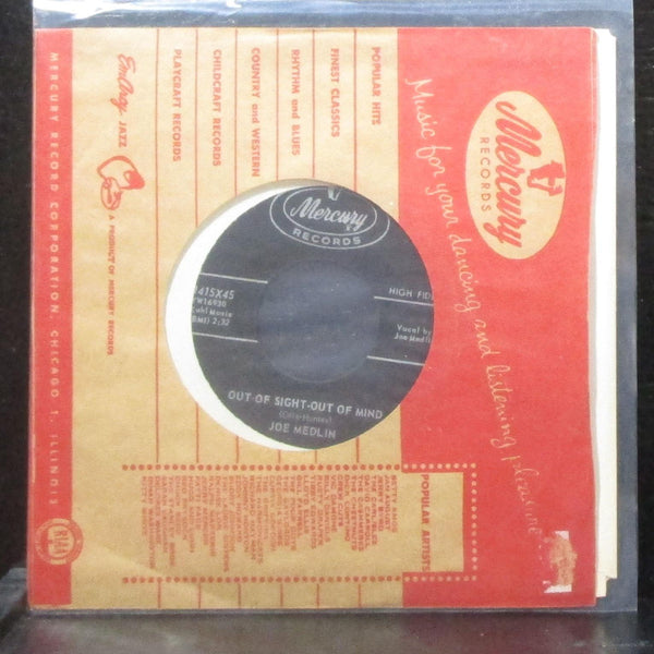 Joe Medlin - I Kneel At Your Throne / Out Of Sight Out Of Mind 7" Mint- Vinyl 45 - Shuga Records