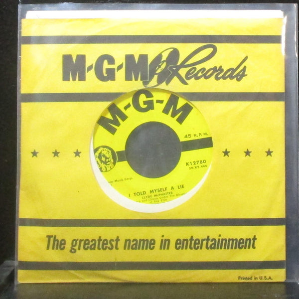 Clyde McPhatter - I Told Myself A Lie / The Masquerade Is Over 7" Mint- Vinyl 45 - Shuga Records