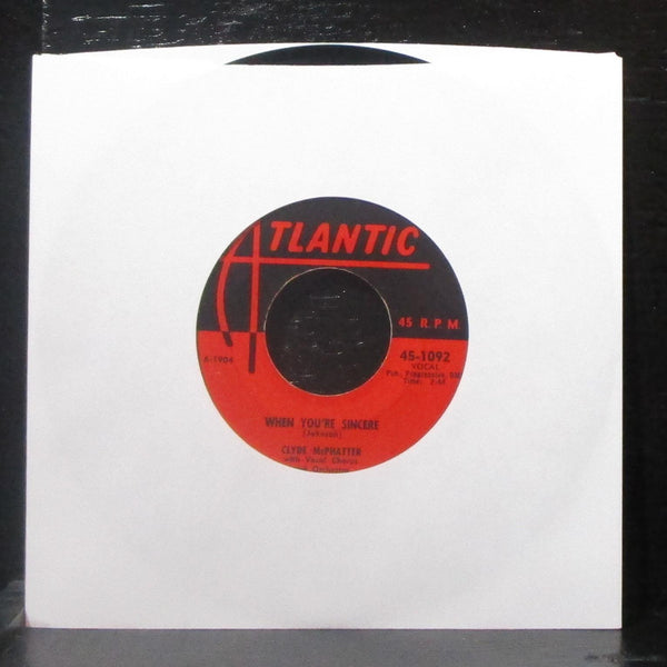 Clyde McPhatter - Treasure Of Love / When You're Sincere 7" VG+ Vinyl 45-1092 - Shuga Records