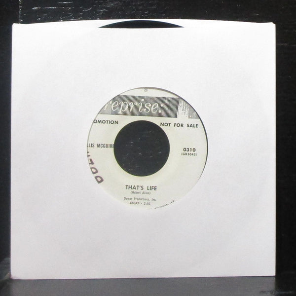 Phyllis McGuire - I Don't Want To Walk Without You 7" VG Promo Vinyl 45 Reprise - Shuga Records