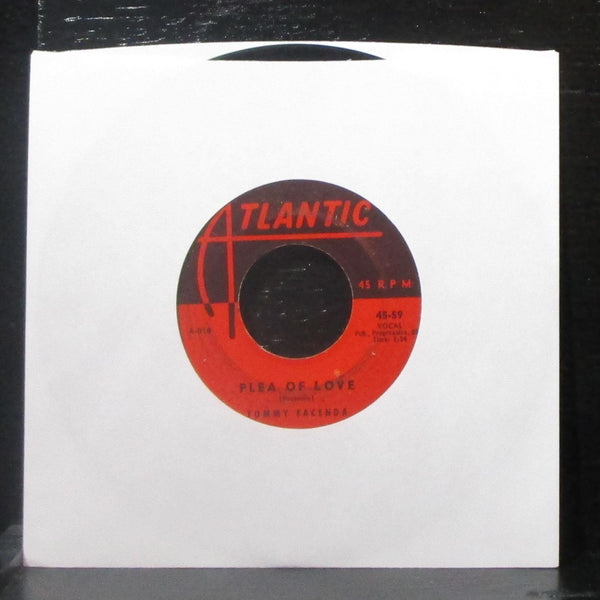 Tommy Facenda - High School U.S.A. (Florida) / Plea Of Love 7" VG Vinyl 45-59 - Shuga Records