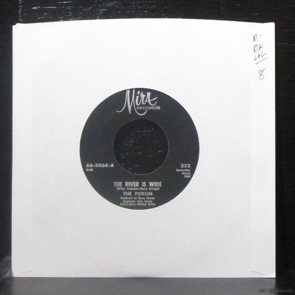 The Forum - The River Is Wide / I Fall In Love 7" Mint- Vinyl 45 Mira 232 USA - Shuga Records