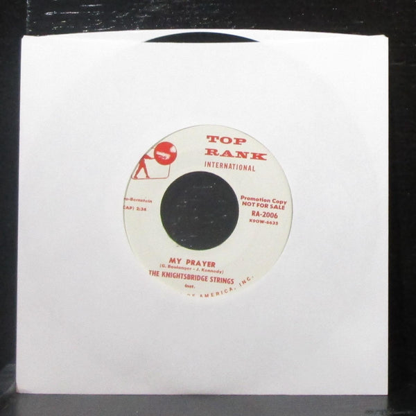 The Knightsbridge Strings - Cry / My Prayer 7" VG+ Promo Vinyl 45 RA-2006 USA - Shuga Records
