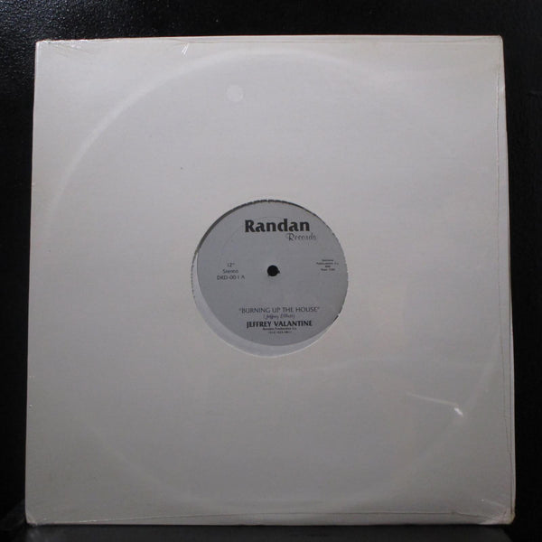 Jeffrey Valantine - Burning Up The House 12" New Sealed DRD-001 Vinyl Record - Shuga Records