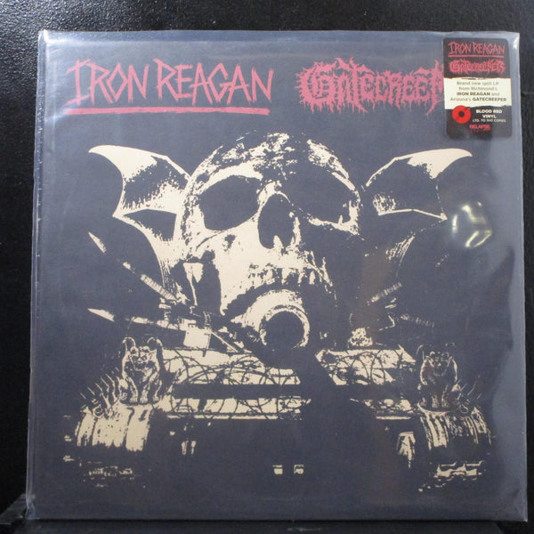 Iron Reagan / Gatecreeper 12" 45 RPM New RR7391 Blood Red Color Vinyl Record - Shuga Records