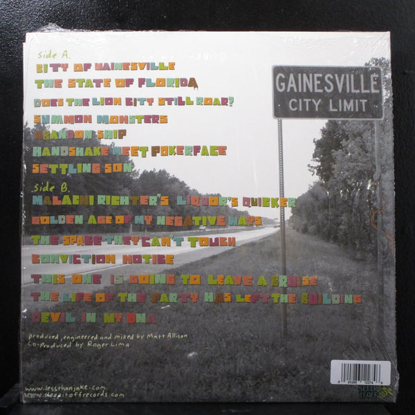 Less Than Jake - GNV FLA LP & 7" New SIO 05 Black Vinyl w/Signed Lithograph - Shuga Records