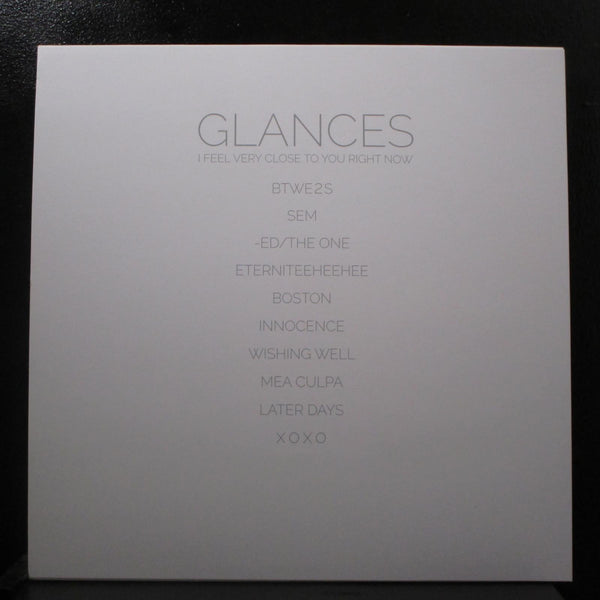 Glances - I Feel Very Close To You Right Now LP New Black Vinyl Record Chicago - Shuga Records