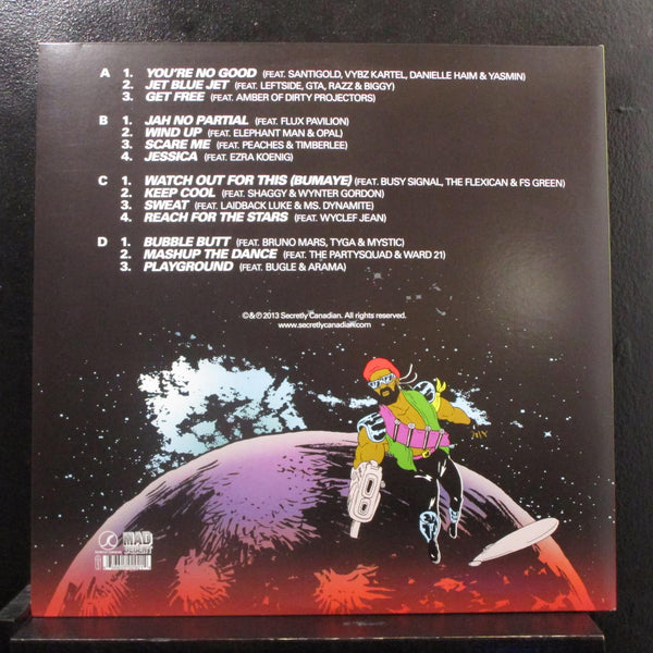 Major Lazer - Free The Universe 2 LP Mint- SC292 Vinyl Record w/Mp3 & Insert - Shuga Records