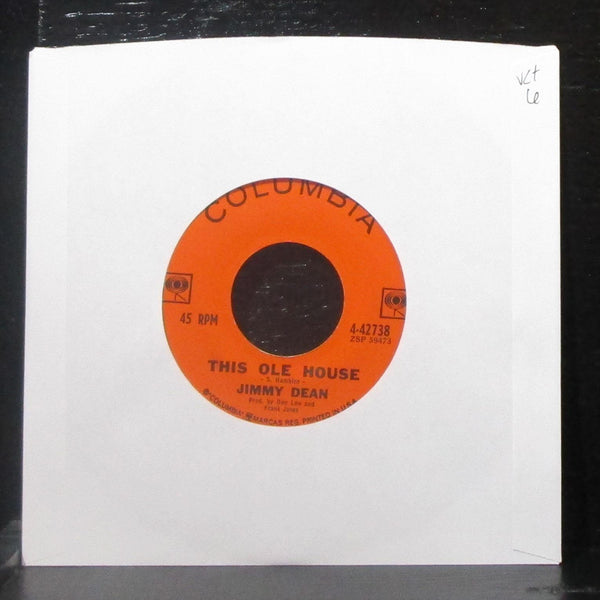 Jimmy Dean - Mile Long Train / This Ole House 7" VG+ Vinyl 45 Columbia 4-42738 - Shuga Records