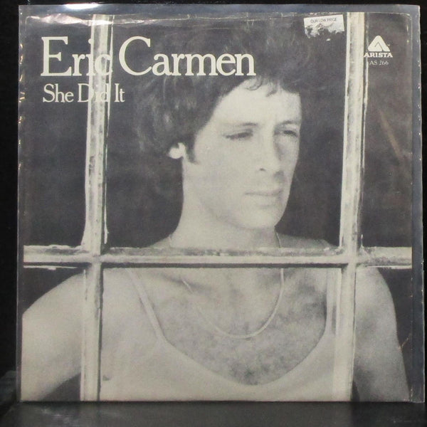 Eric Carmen - She Did It / Someday 7" Mint- Vinyl 45 Arista AS 0266 USA 1977 - Shuga Records