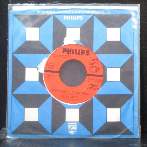 Lally Stott - Chirpy Chirpy, Cheep Cheep 7" Mint- Promo Vinyl 45 Philips DJP-75 - Shuga Records