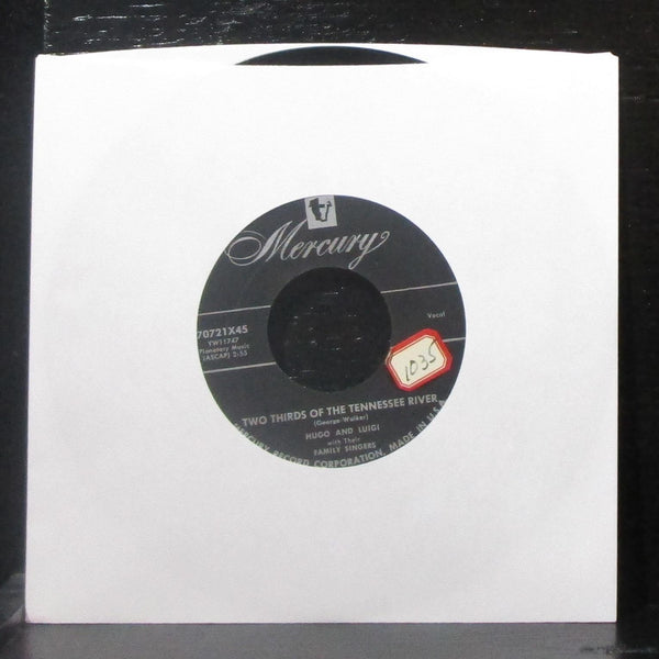 Hugo & Luigi - Young Able Lincoln 7" VG+ Vinyl 45 Mercury 70721X45 USA 1955 - Shuga Records