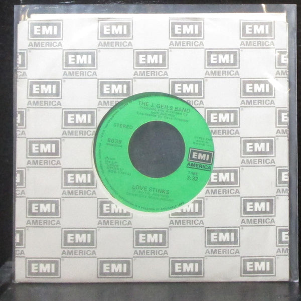 The J. Geils Band - Love Stinks 7" Mint- Vinyl 45 EMI America 8039 USA 1980 - Shuga Records