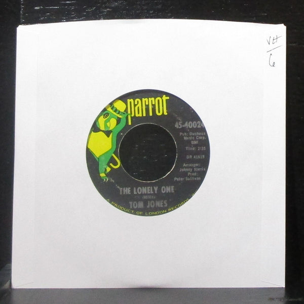 Tom Jones - I'm Coming Home / The Lonely One 7" VG+ Vinyl 45 Parrot 45-40024 - Shuga Records