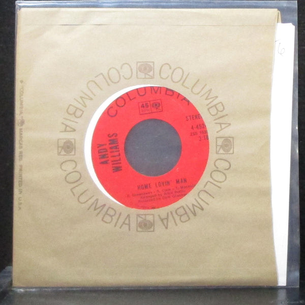 Andy Williams - Home Lovin' Man / Whistling Away The Dark 7" Mint- Vinyl 45 USA - Shuga Records