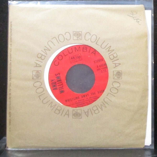 Andy Williams - Home Lovin' Man / Whistling Away The Dark 7" Mint- Vinyl 45 USA - Shuga Records
