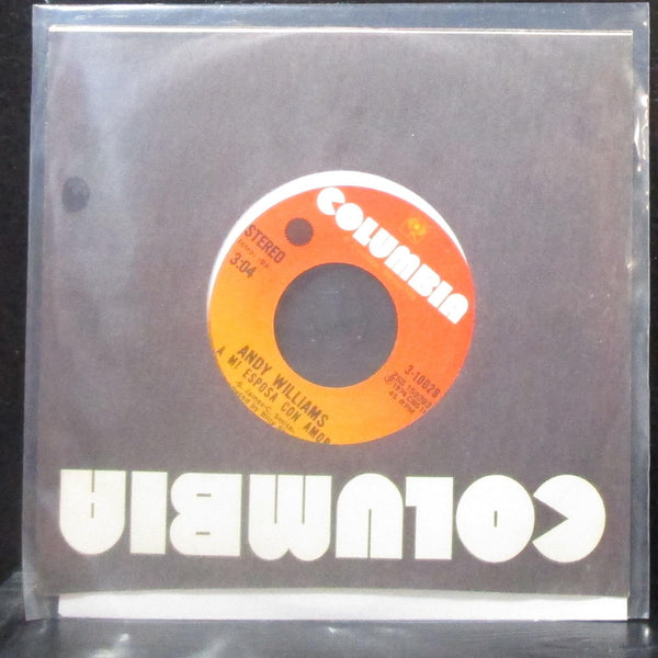 Andy Williams - Another Lonely Song / A Mi Esposa Con Amor 7" Mint- Vinyl 45 - Shuga Records