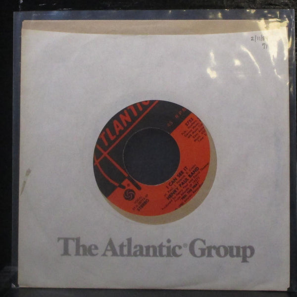 Henry Paul Band - Longshot / I Can See It 7" VG+ Vinyl 45 Atlantic 3755 USA 1980 - Shuga Records