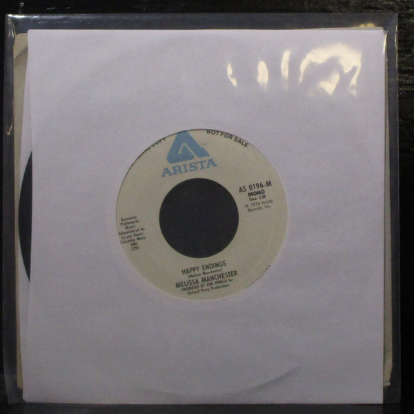 Melissa Manchester - Rescue Me / Happy Endings 7" Mint- Promo Vinyl 45 Arista - Shuga Records