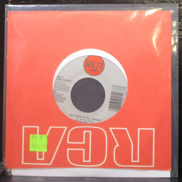 Mitch Malloy - Anything At All / Mirror, Mirror 7" Mint- Vinyl 45 RCA 1992 - Shuga Records