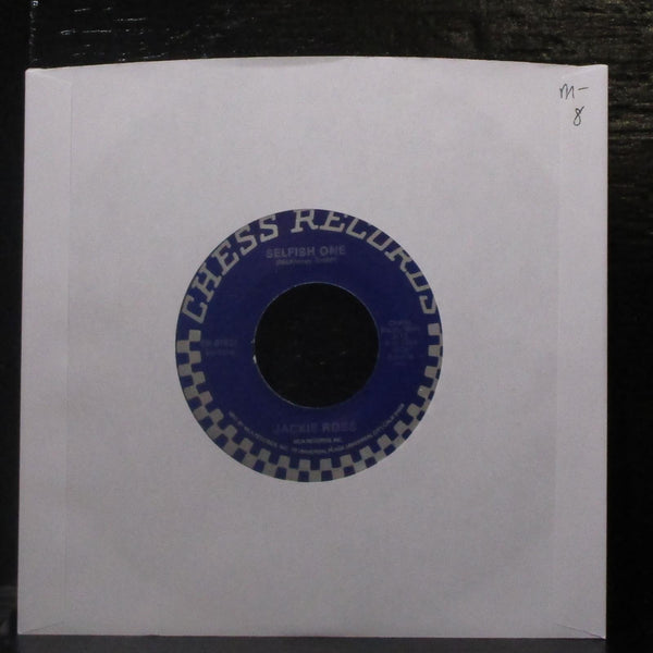 Jackie Ross / Laura Lee - Selfish One / Dirty Man 7" Mint- Vinyl 45 Chess 1982 - Shuga Records