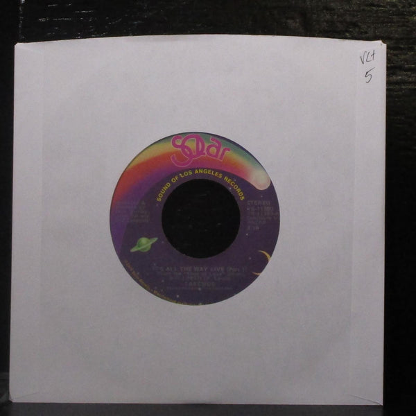 Lakeside - It's All The Way Live 7" VG+ Vinyl 45 Solar YB-11380 USA 1978 - Shuga Records