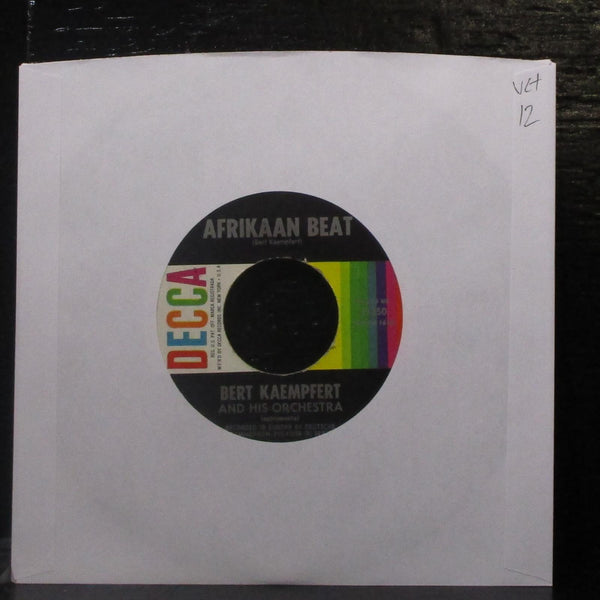 Bert Kaempfert - Afrikaan Beat / Echo In The Night 7" VG+ Vinyl 45 Decca 31350 - Shuga Records