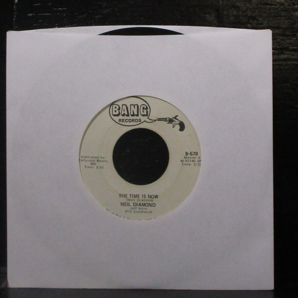 Neil Diamond - Solitary Man / The Time Is Now 7" VG+ Vinyl 45 Bang B-578 Promo - Shuga Records