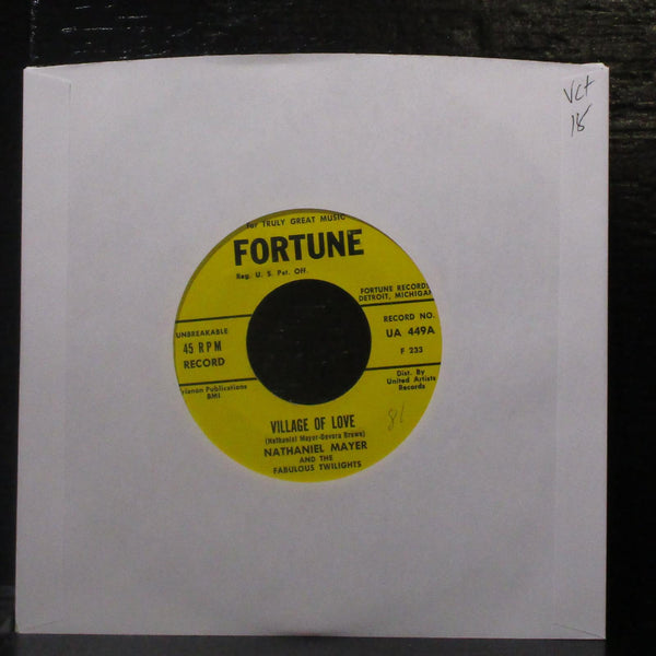 Nathaniel Mayer - Village Of Love / I Want A Woman 7" VG+ Vinyl 45 Fortune UA449 - Shuga Records