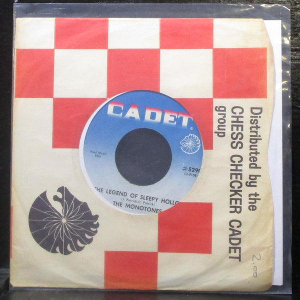 The Monotones - Book Of Love / You Never Loved Me 7" Mint- Vinyl 45 Cadet 5290 - Shuga Records