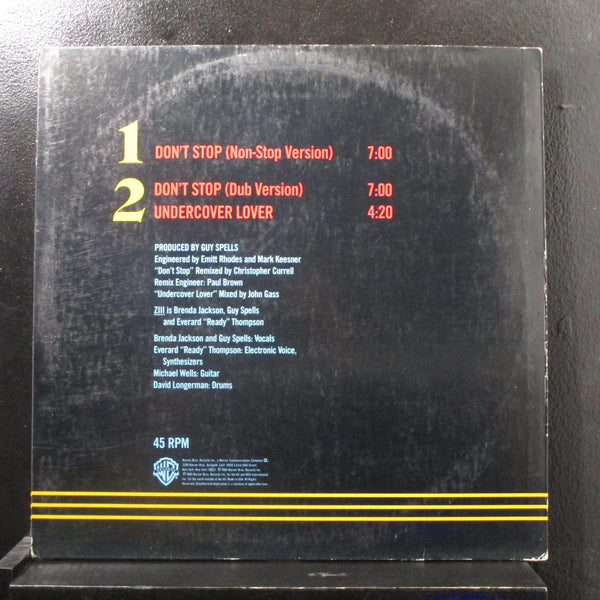 Z III - Dont Stop LP Mint- 0-20278 Promo 1984 USA Vinyl Record - Shuga Records