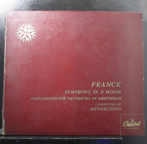 Mengelber, Cesar Franck - Symphony In D Minor 5 78 RPM VG+ EEL 8023 Vinyl Record - Shuga Records