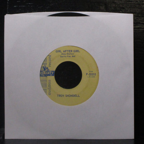 Troy Shondell - This Time / Girl After Girl 7" VG Promo Vinyl 45 Liberty F-55353 - Shuga Records