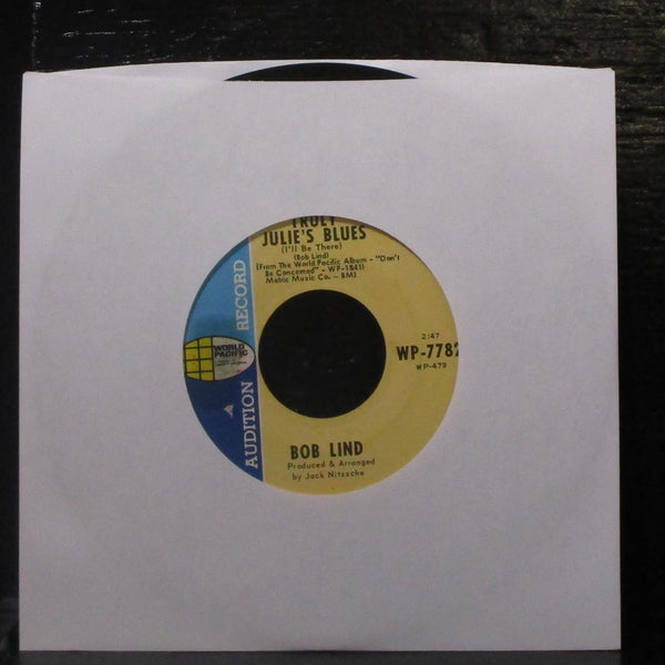 Bob Lind - Remember The Rain / Truly Julie's Blues 7" VG+ Promo Vinyl 45 WP77822 - Shuga Records