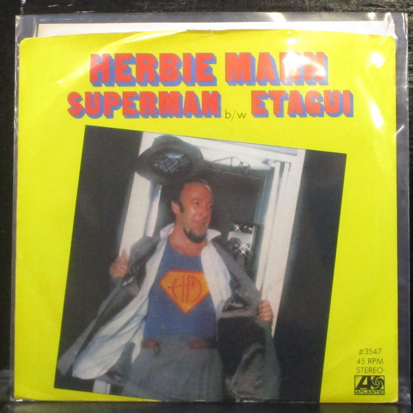 Herbie Mann - Superman / Etagui 7" Mint- Promo Vinyl 45 Atlantic 3547 USA 1979 - Shuga Records